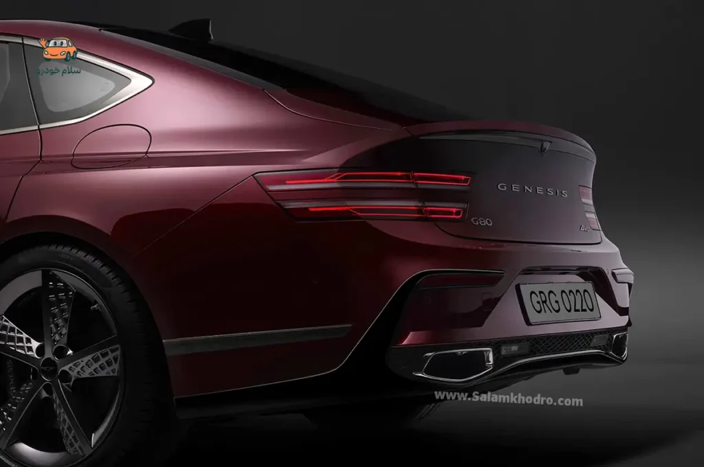 نمای عقب هیوندای جنسیس G80